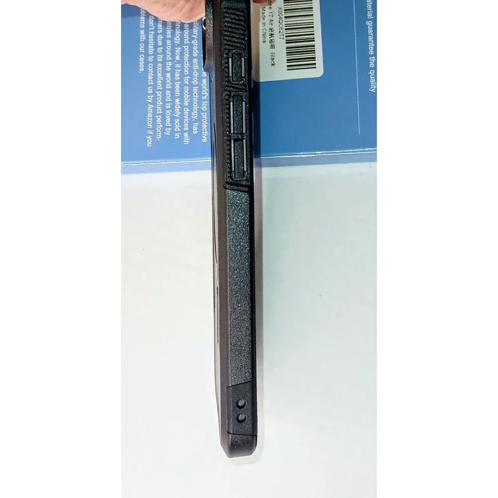 RONSHIEH Protective Case for Apple IPHONE 17 Air  Black Magnetic. NEW  (P0036B6)